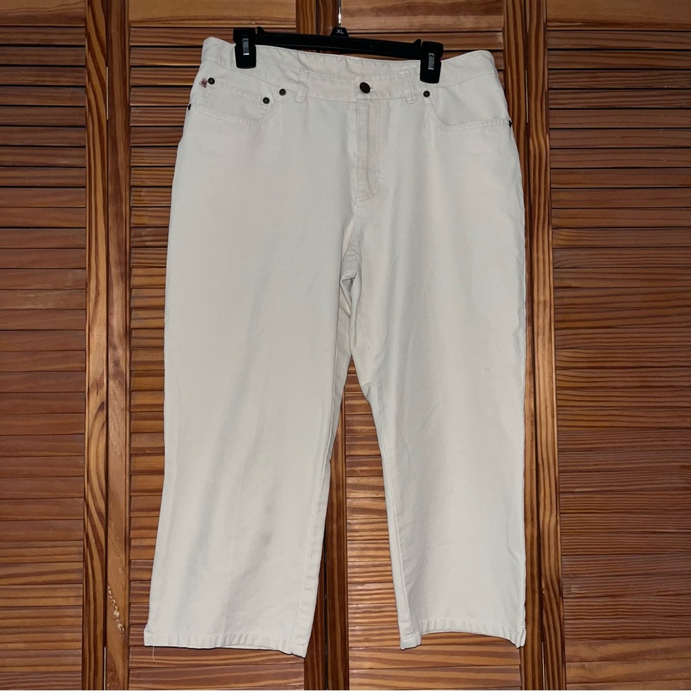 Ralph Lauren Beige 5 Pocket Size 12‎ Cotton Capris
